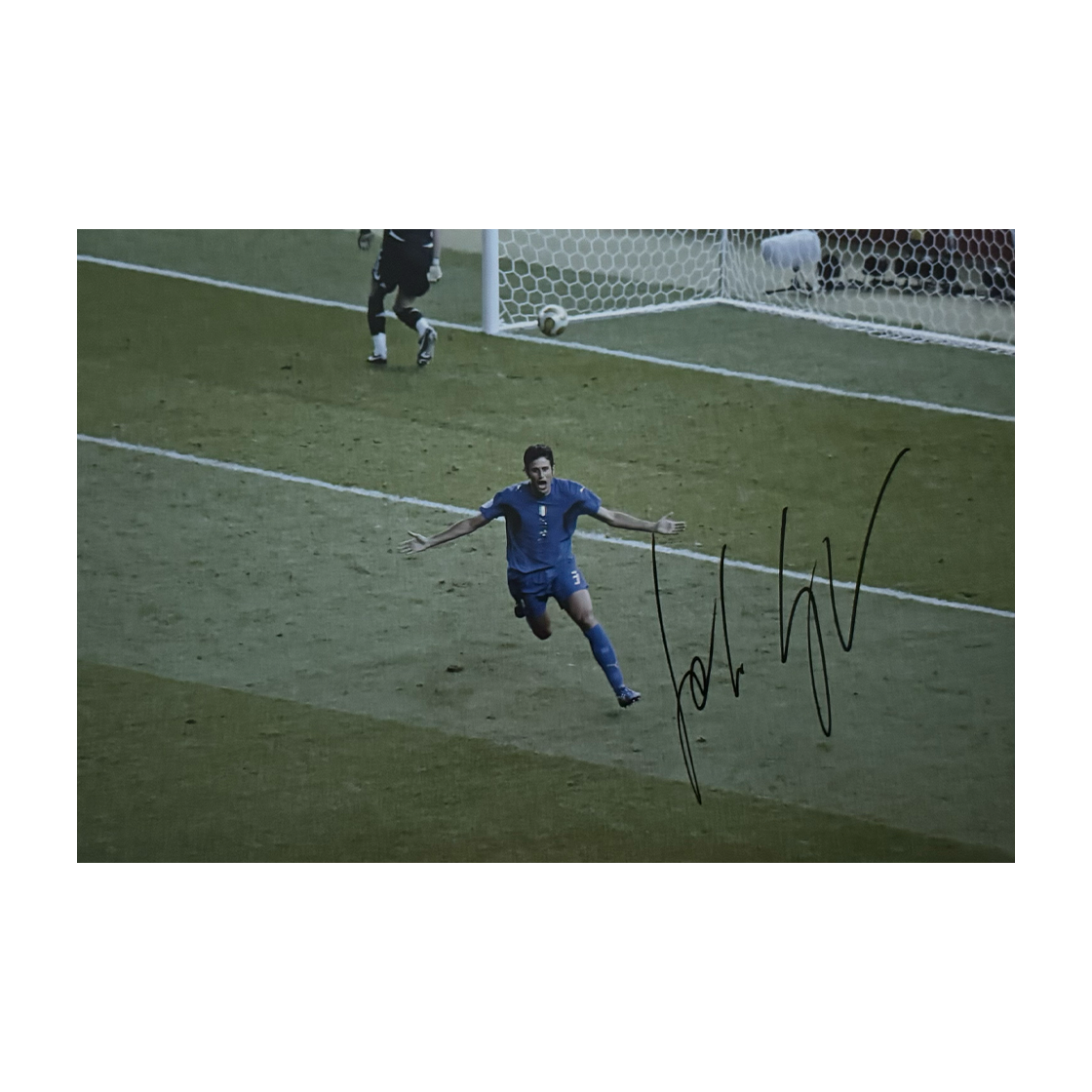 Fabio Grosso Italy 2006 WC Final 12x8 Photo 1