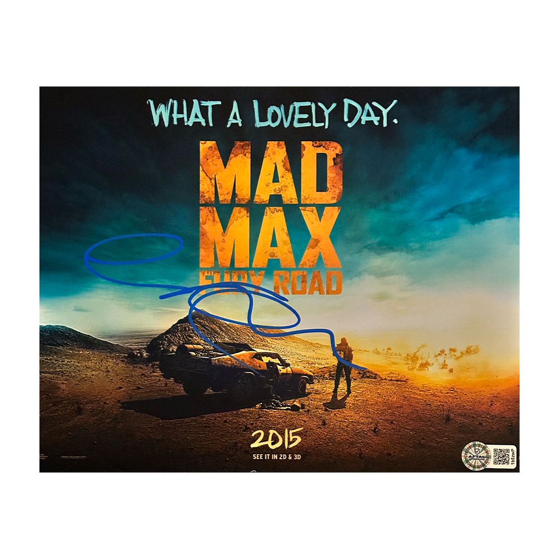 George Miller Signed Mad Max Fury Road 10x8 Image (AFTAL Authenticated)