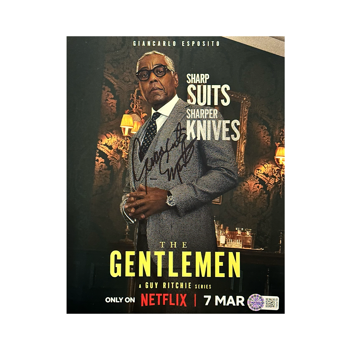 Giancarlo Esposito Signed The Gentlemen 10x8 Image (AFTAL Authenticated)