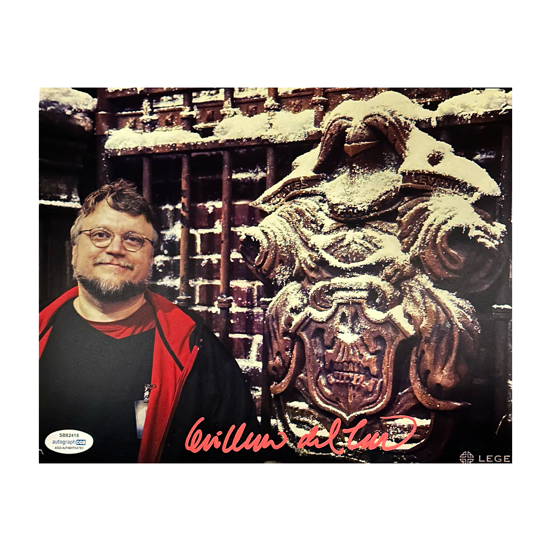 Guillermo del Toro Signed Hellboy 10x8 Image 4 (ACOA)