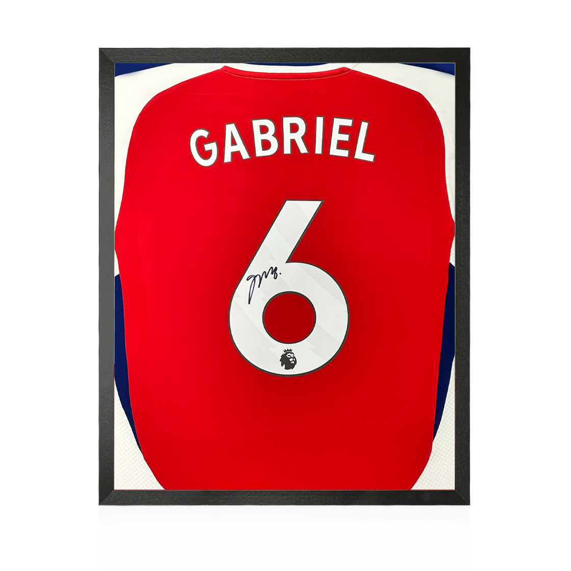 Gabriel Magalhães Signed Arsenal 24/25 Shirt Compact Frame