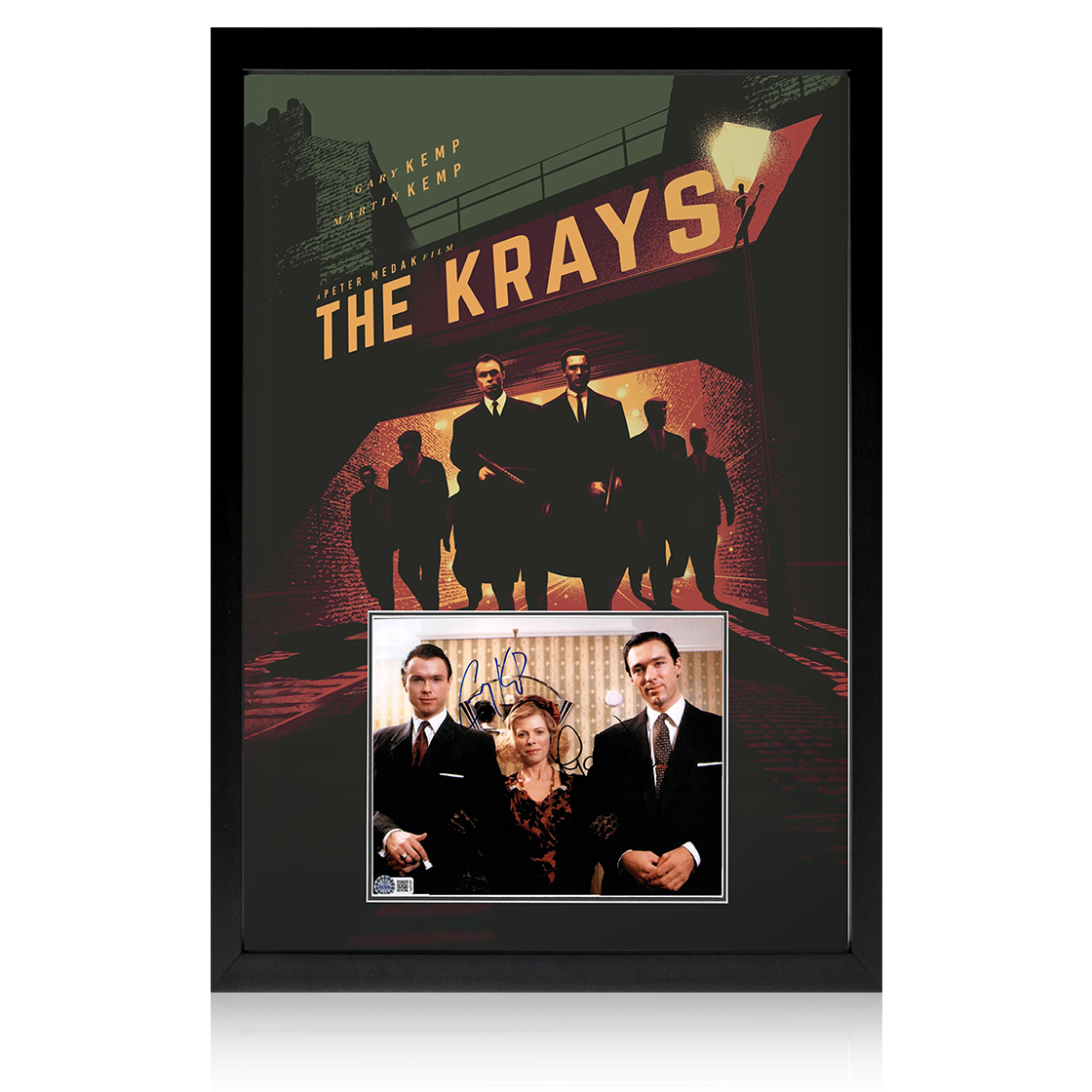 Gary Kemp & Martin Kemp Signed The Krays Image Iconic Frame (AFTAL Authentication)