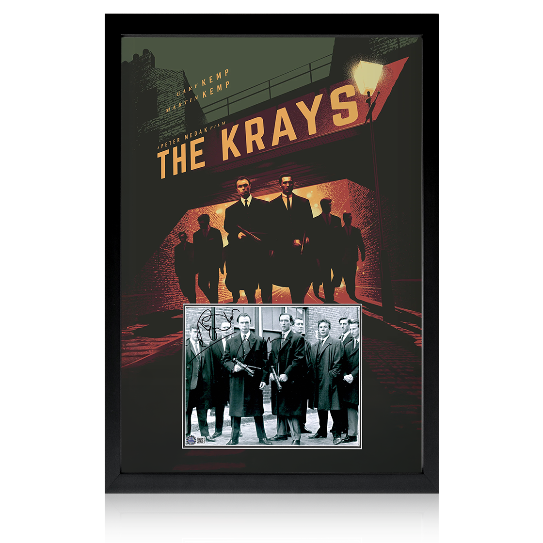 Gary Kemp & Martin Kemp Signed The Krays Image Iconic Frame (AFTAL Authentication)