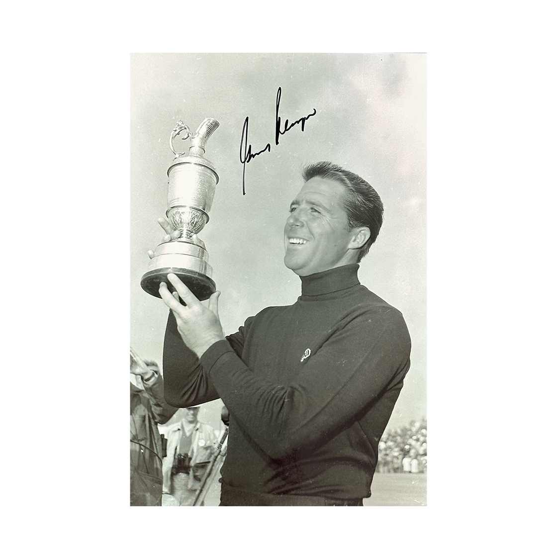 Gary Player Signed 12x8 Image