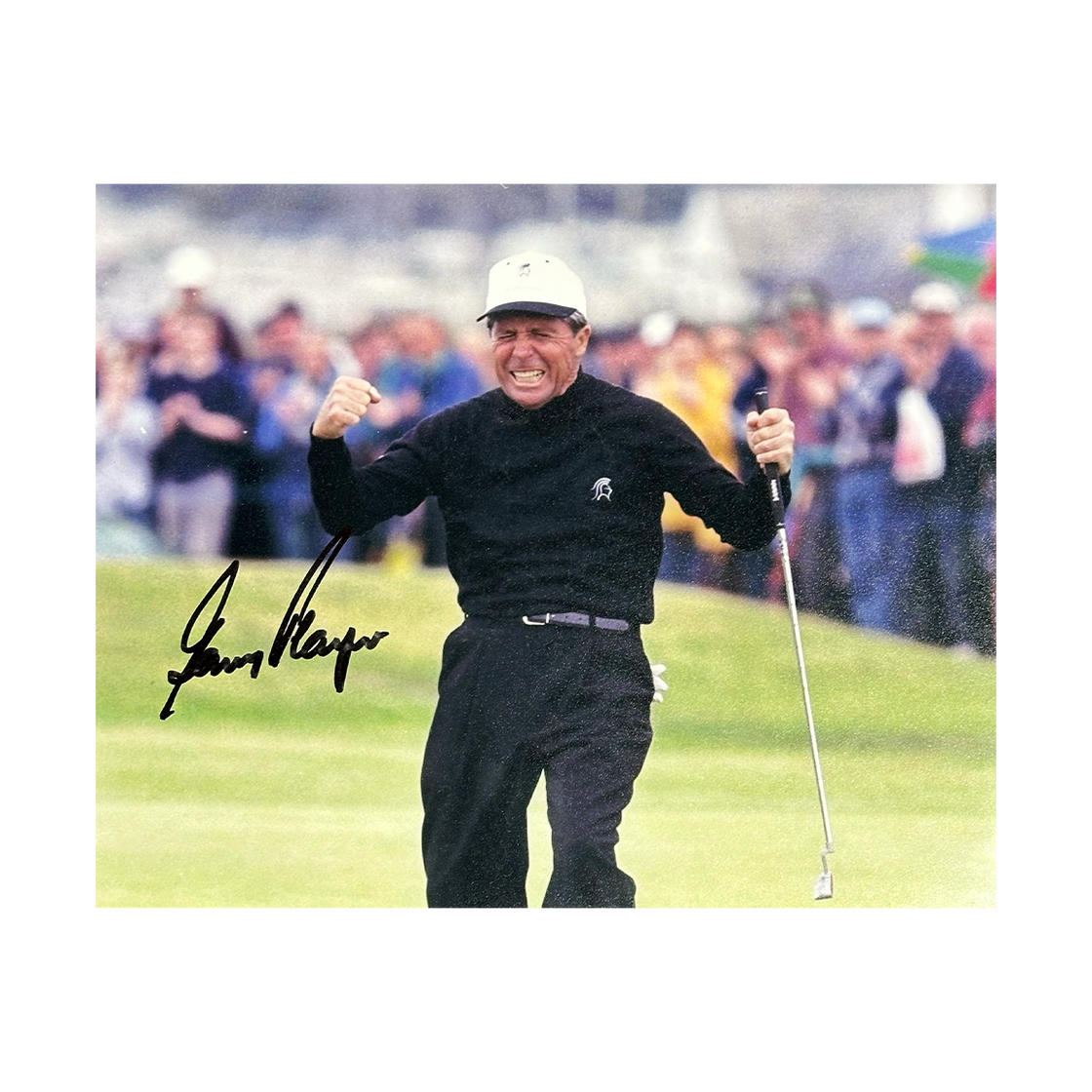 Gary Player Signed 12x8 Image