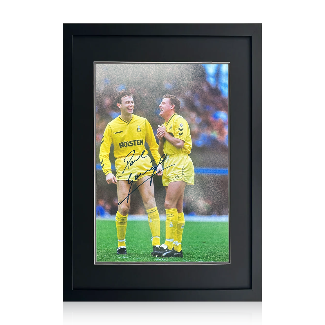 Paul Gascoigne Signed Tottenham Hotspur Image Compact Frame