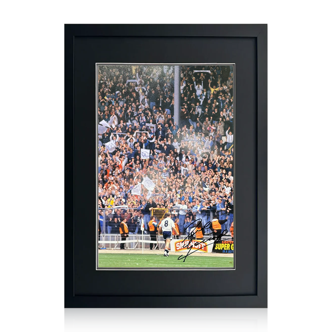 Paul Gascoigne Signed Tottenham Hotspur Image Compact Frame