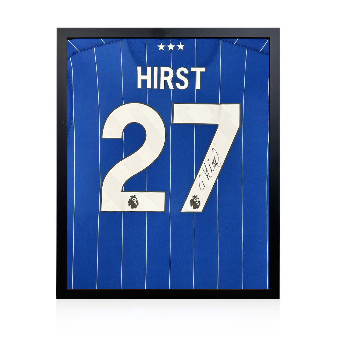 George Hirst Signed Ipswich Town 24/25 Shirt Compact Frame