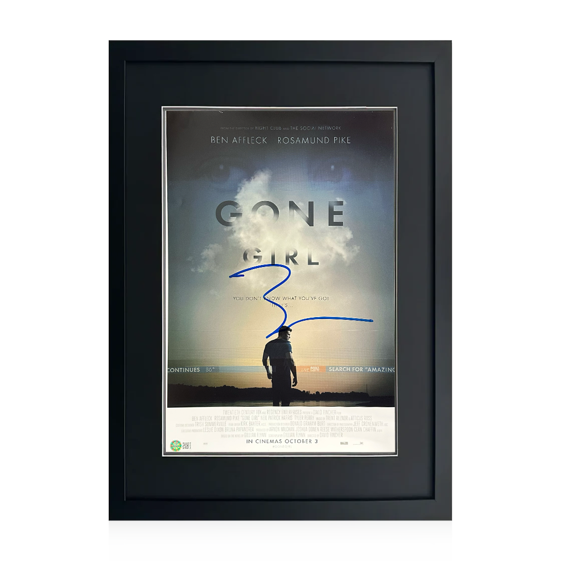 Ben Affleck Signed Gone Girl 18x12 Image Compact Frame (AFTAL Authenticated)