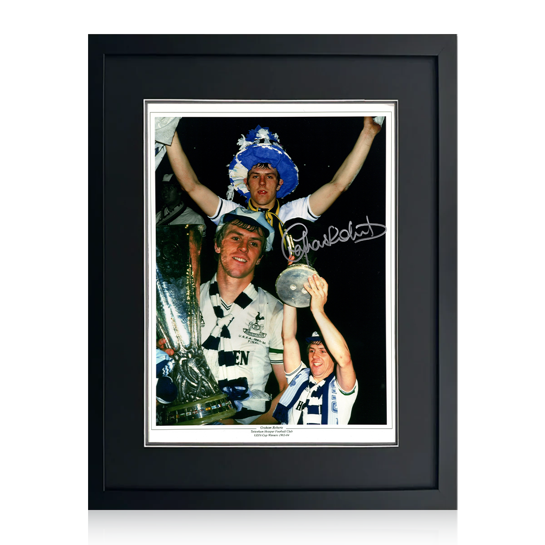 Graham Roberts Signed Tottenham Hotspur Image 2 Compact Frame