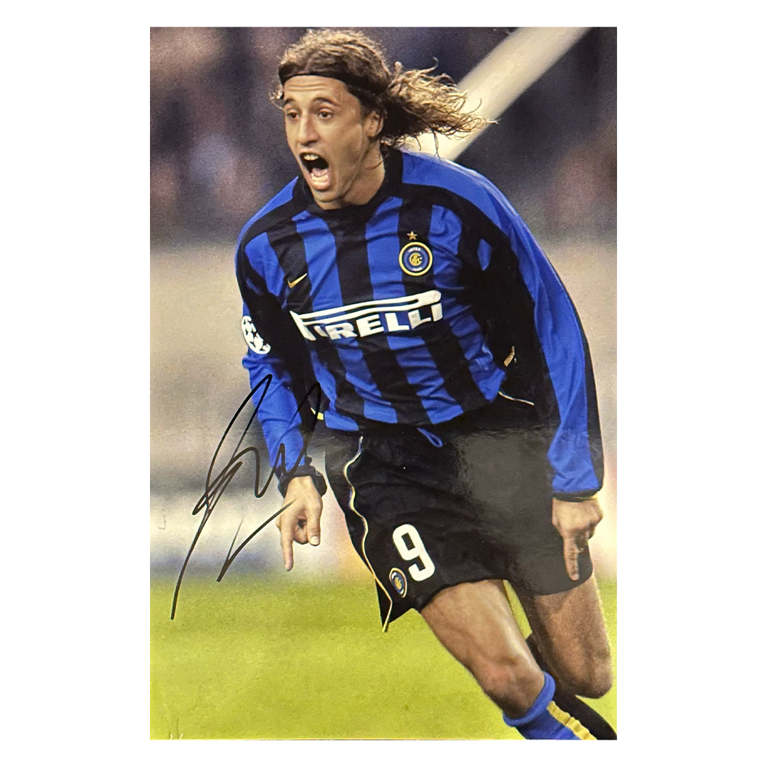 Hern‡n Crespo Signed Inter Milan 12x8 Image 2