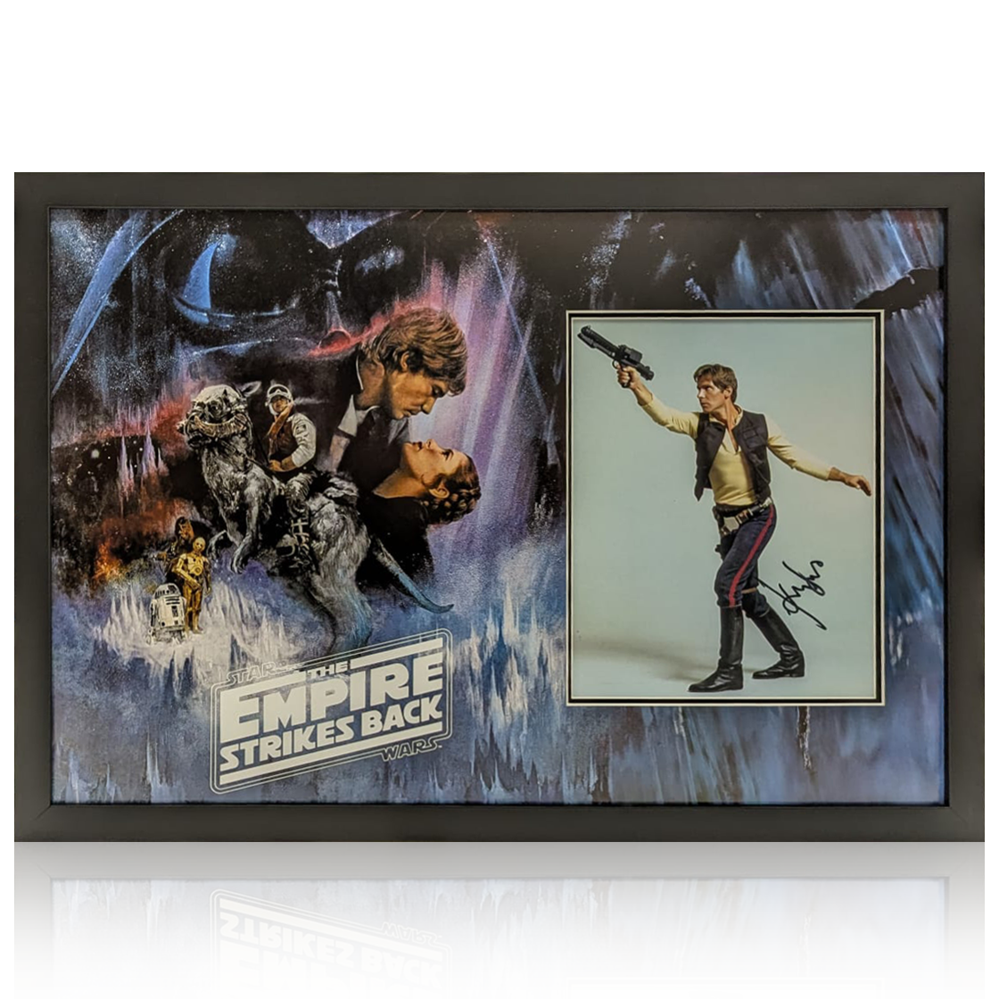 Harrison Ford Signed Han Solo Iconic Frame