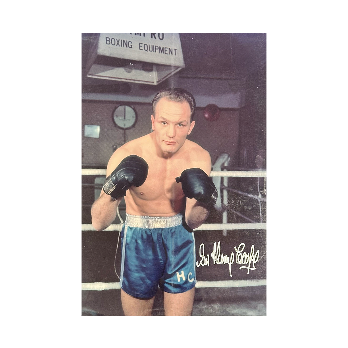 Henry Cooper Signed 12x8 Image