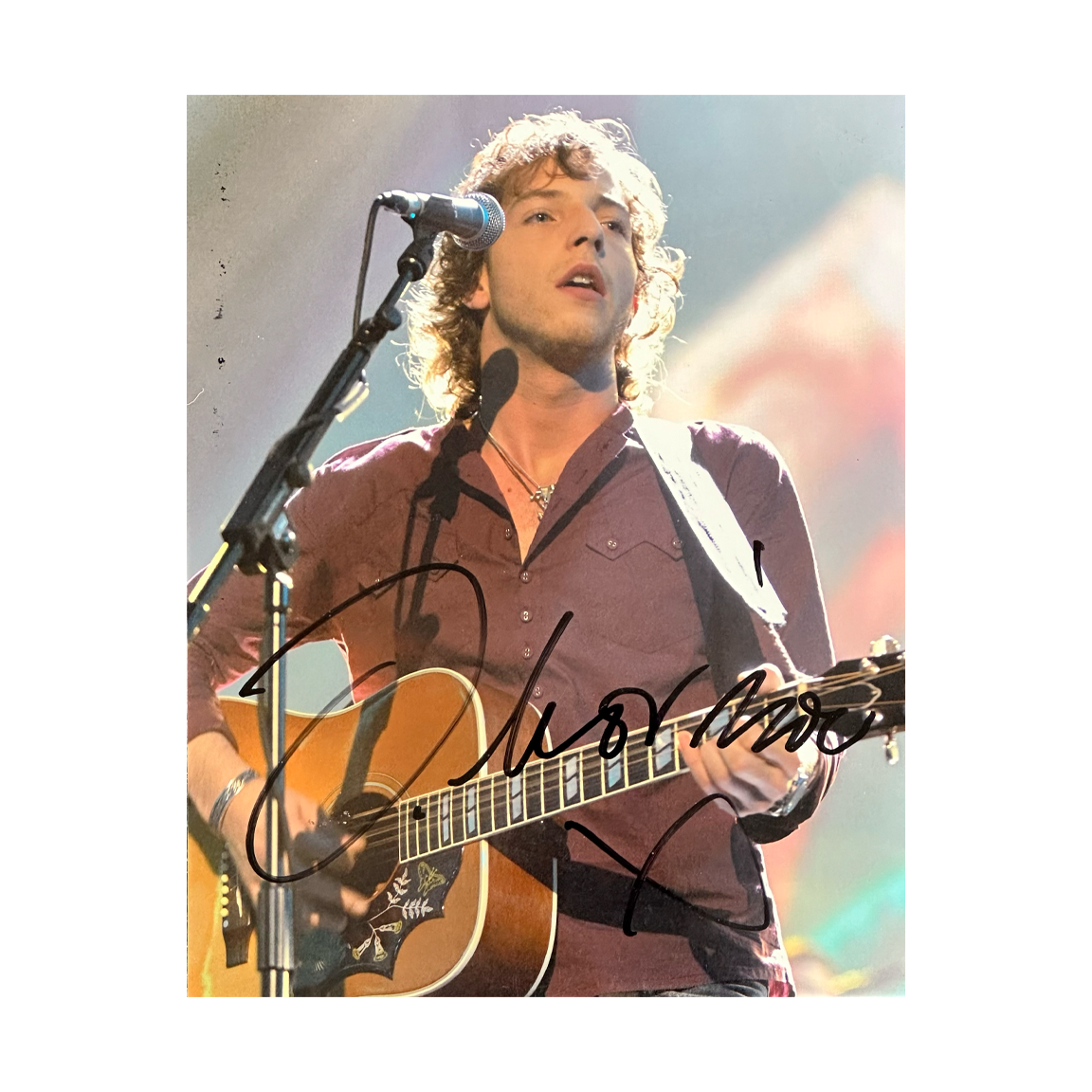 James Morrison Signed 10x8 Image – The Fan Cave Memorabilia