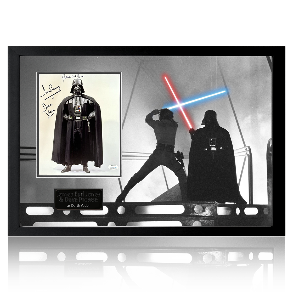 James Earl Jones & Dave Prowse Signed Darth Vader Iconic Frame #1 (ACOA)