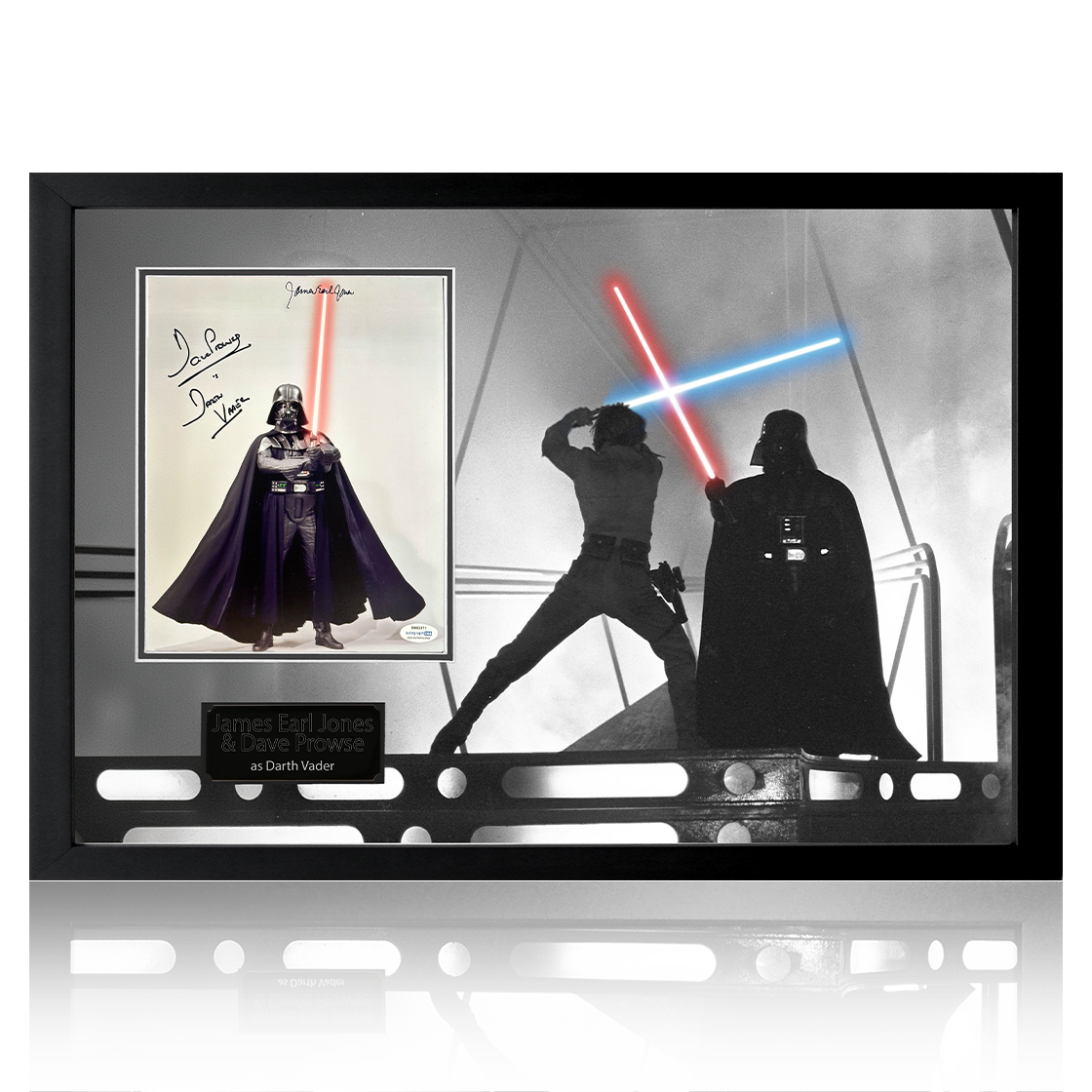 James Earl Jones & Dave Prowse Signed Darth Vader Iconic Frame #3 (ACOA)