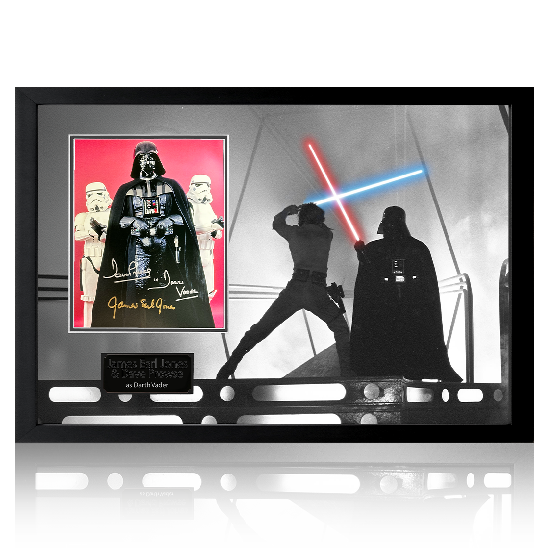 James Earl Jones & Dave Prowse Signed Darth Vader Iconic Frame #4 (ACOA)