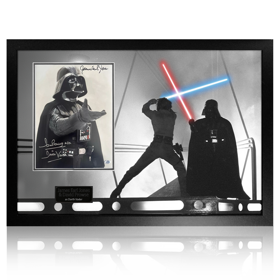 James Earl Jones & Dave Prowse Signed Darth Vader Premium Frame #3