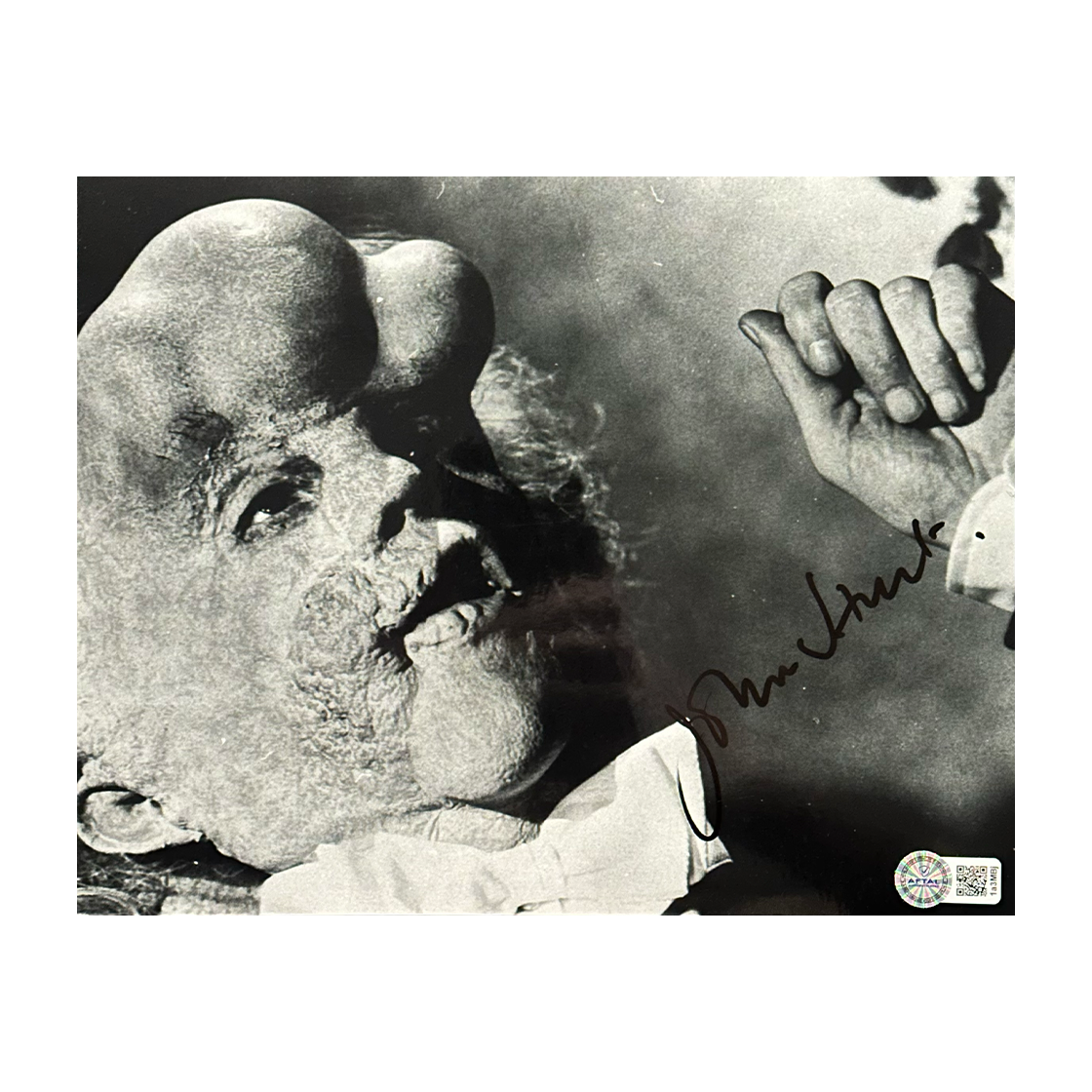 John Hurt Signed The Elephant Man 10x8 Image 2 (AFTAL Authenticated)