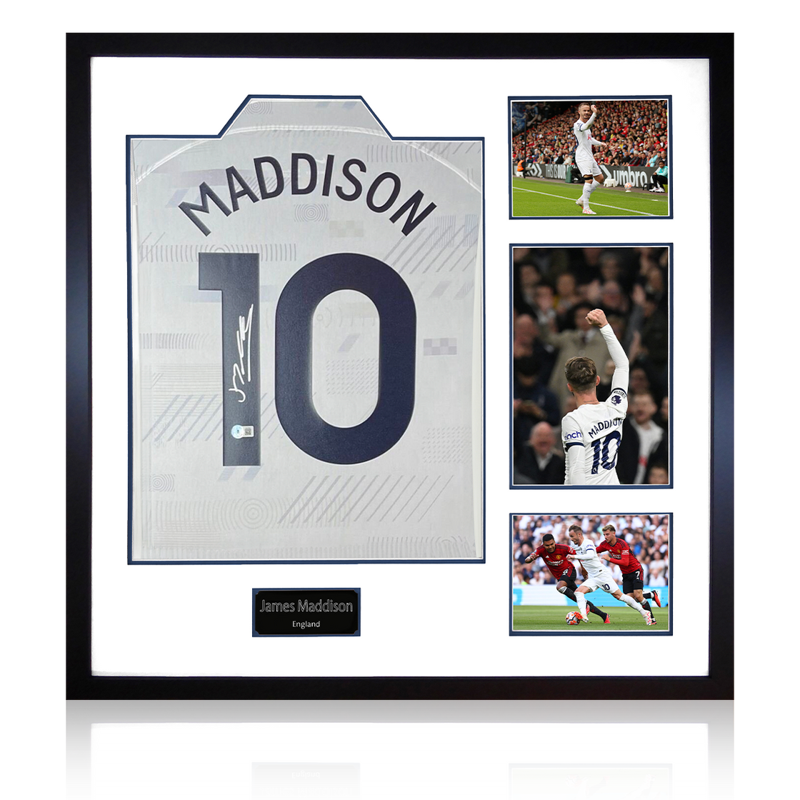 James Maddison Signed Tottenham Hotspur Elite Frame