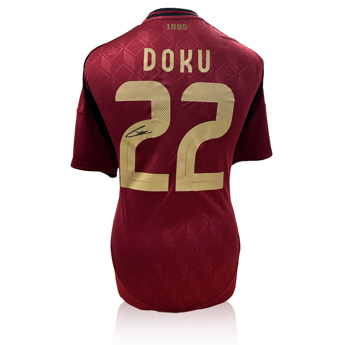 Jérémy Doku Signed Belgium Shirt