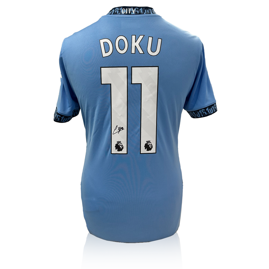 Jérémy Doku Signed Manchester City 24/25 Shirt