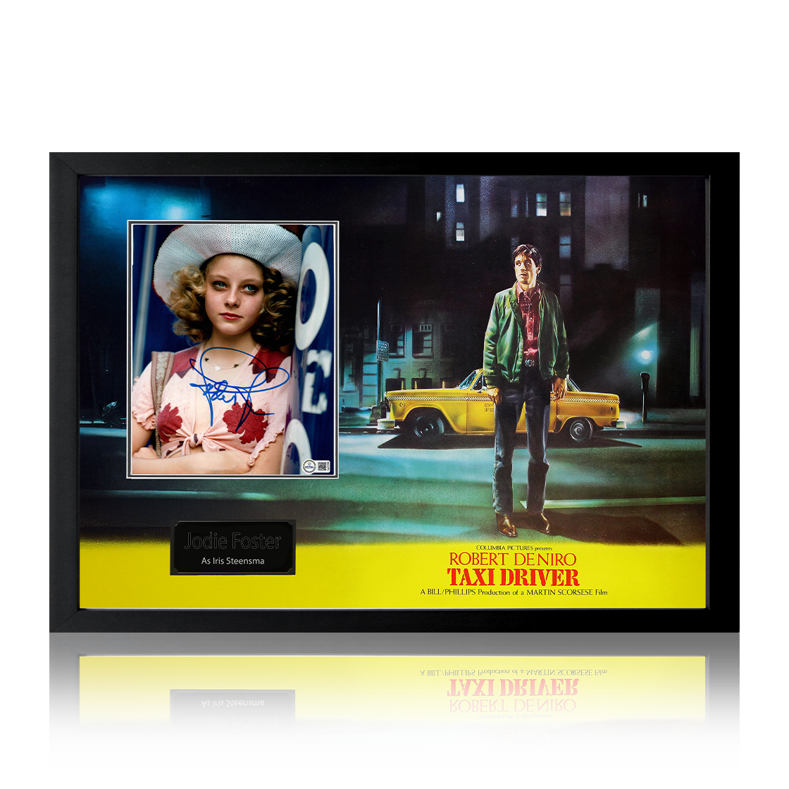 Jodie Foster Signed Taxi Driver Image Iconic Frame (AFTAL Authentication)