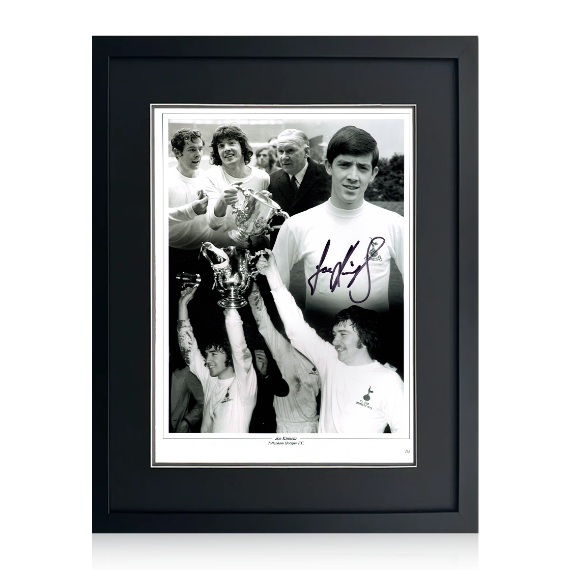 Joe Kinnear Signed Tottenham Hotspur Image 4 Compact Frame