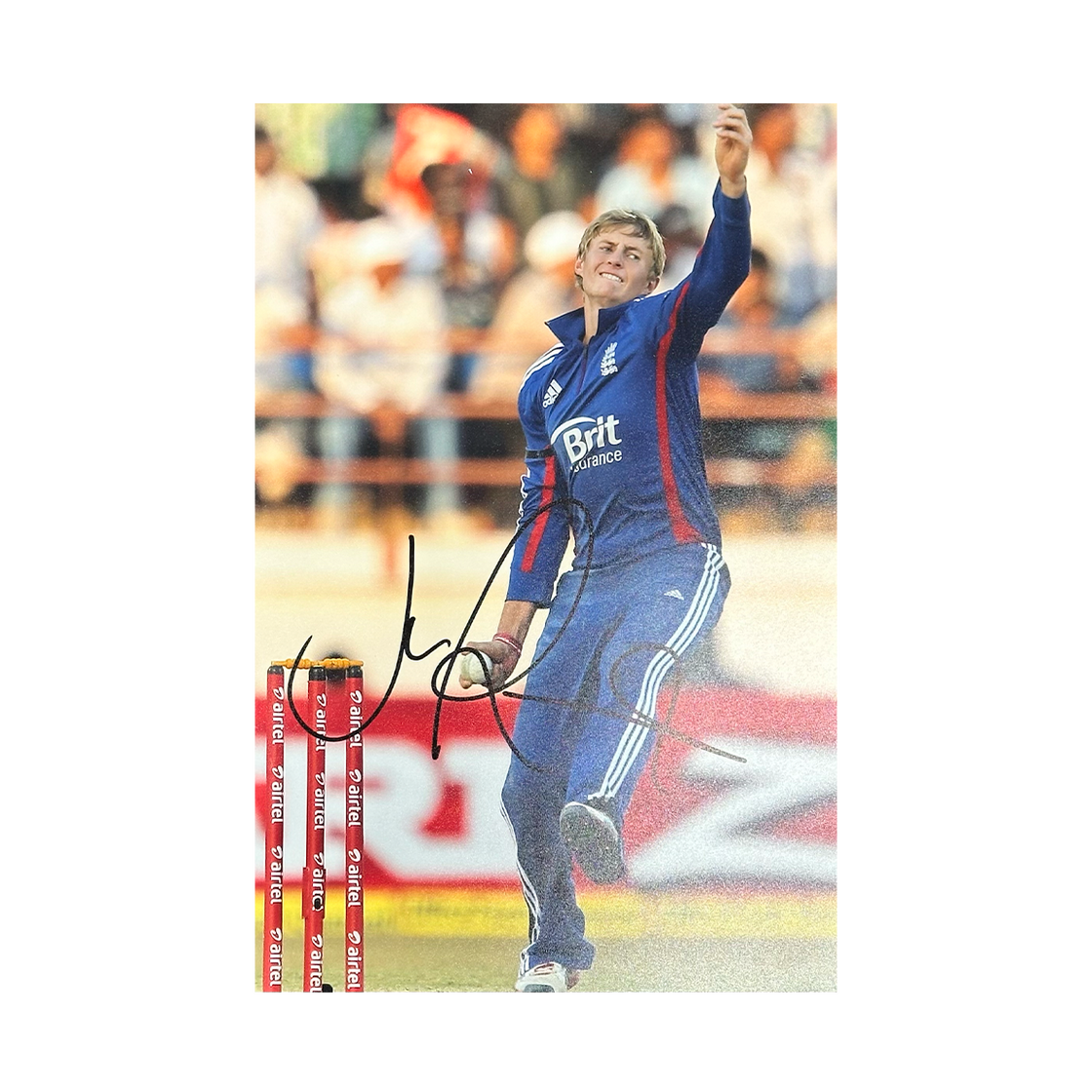 Joe Root Signed 12x8 Image