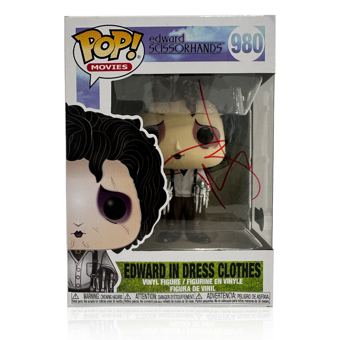 Johnny Depp Signed Edward Scissorhands Funko Pop! #1 (AFTAL Authenticated)