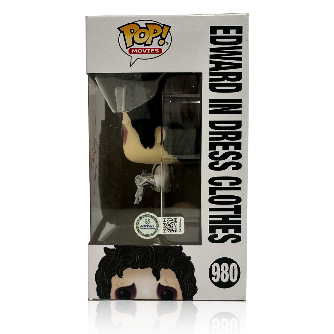 Johnny Depp Signed Edward Scissorhands Funko Pop! #1 (AFTAL Authenticated)