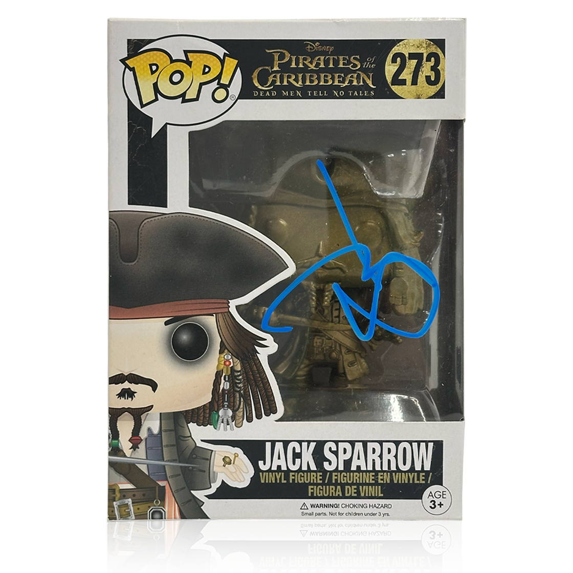 Johnny Depp Signed Jack Sparrow Funko Pop! (AFTAL Authenticated)