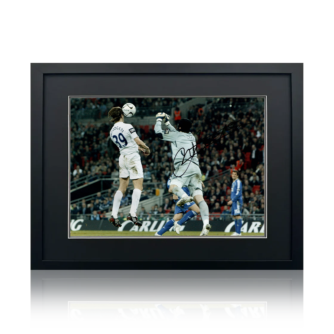 Jonathan Woodgate Signed Tottenham Hotspur Image Compact Frame