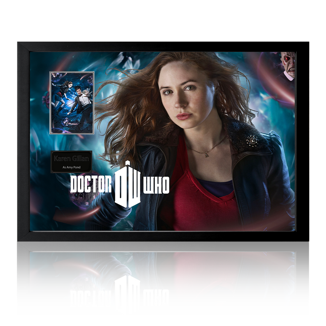 Weekly Auction: Karen Gillan Signed Amy Pond Doctor Who Card Iconic Frame (ACOA)