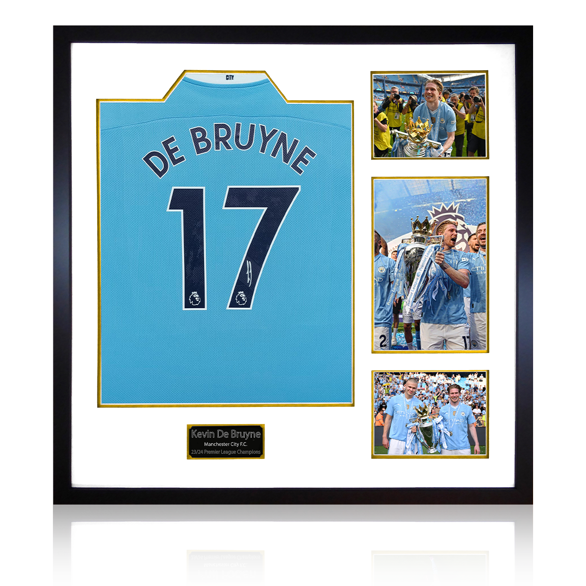 Kevin De Bruyne Signed Manchester City 23/24 Premier League Champions The Fan Cave Memorabilia
