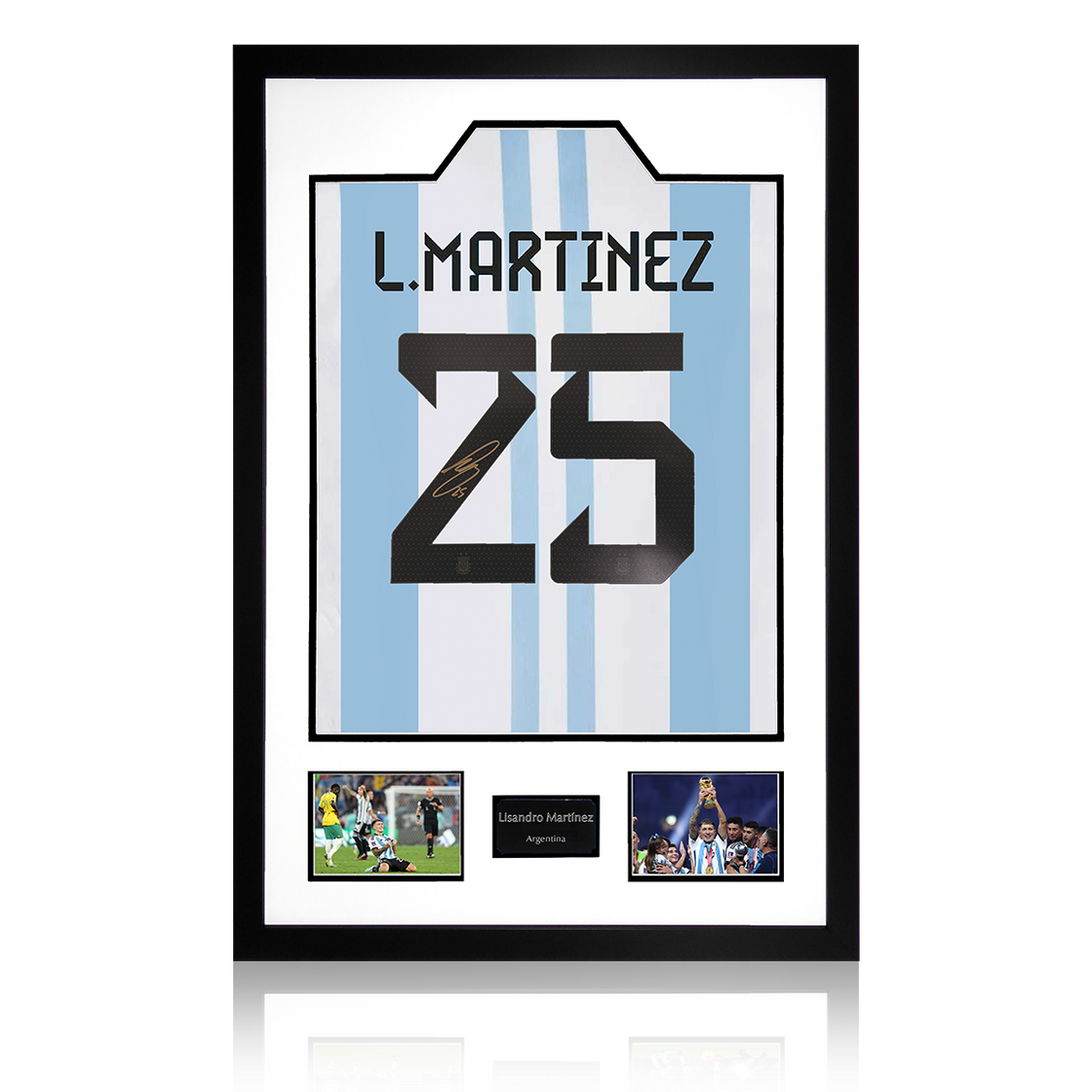 Lisandro Martínez Signed Argentina Display