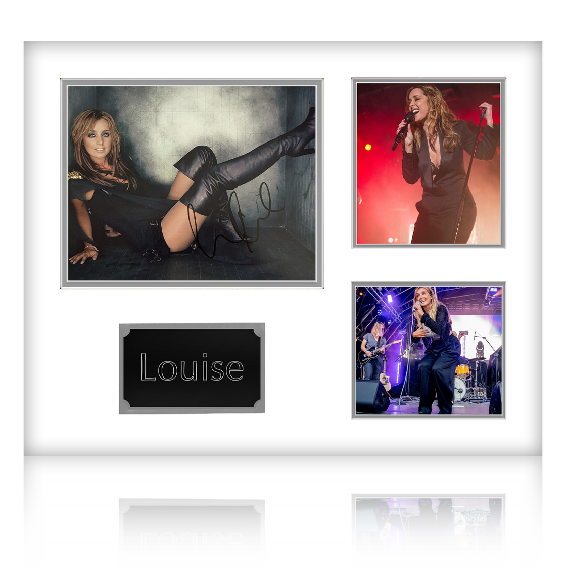 Louise Redknapp Signed Deluxe Mount