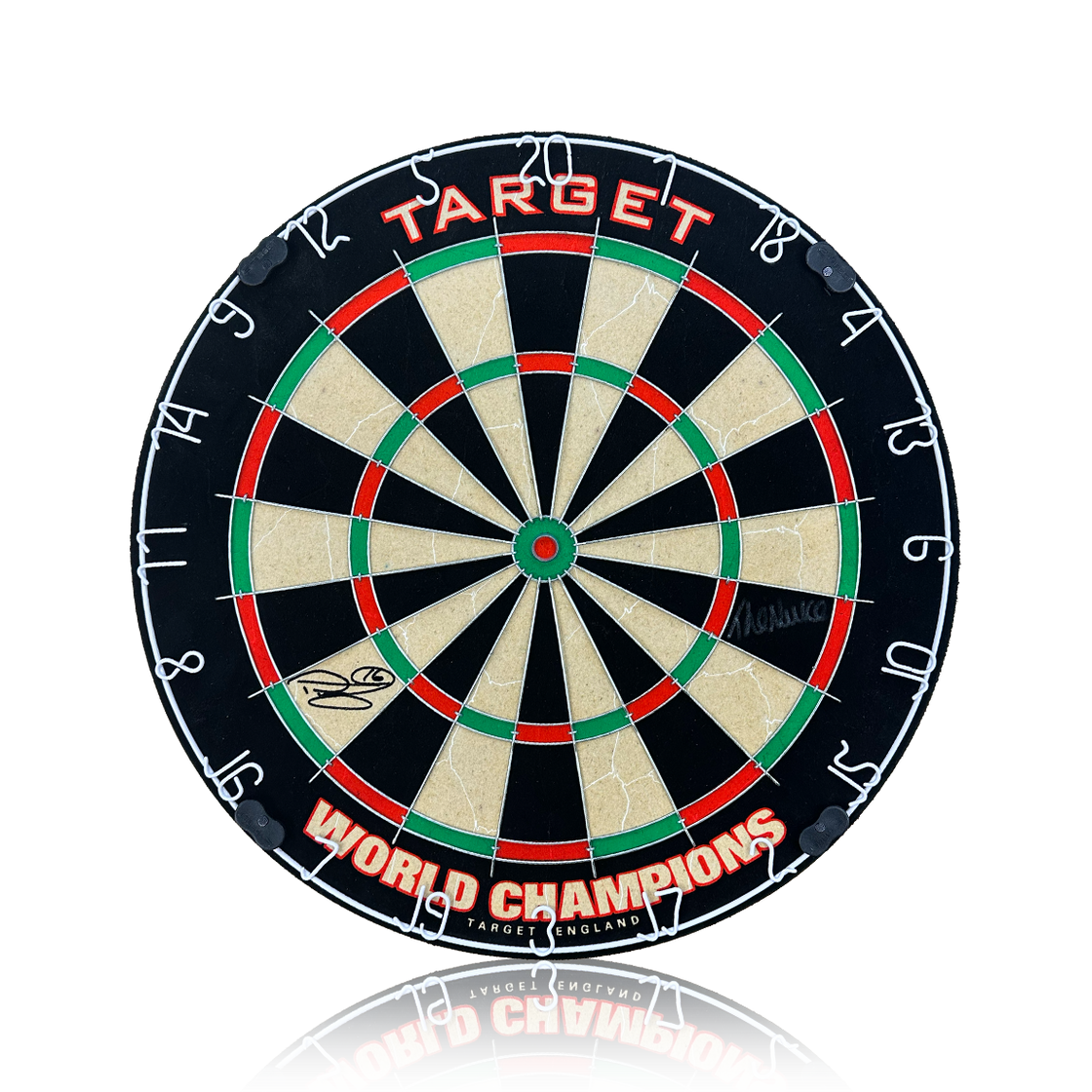 Luke Littler & Phil Taylor Signed Dartboard