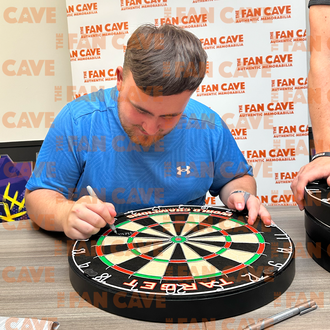 Weekly Auction: Luke Littler Signed Dartboard Premium Frame