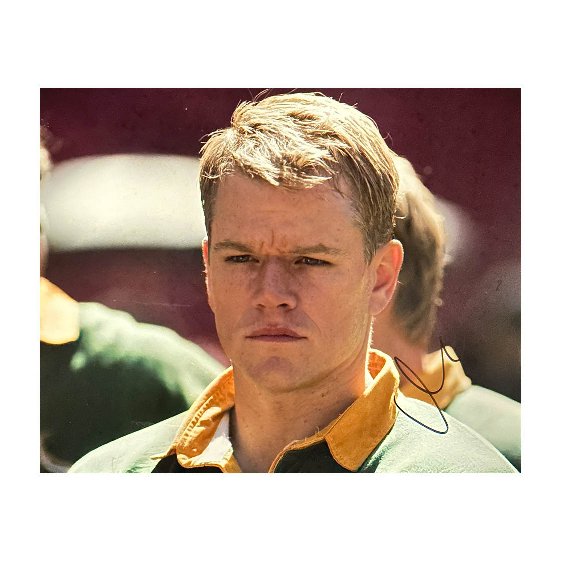 Matt Damon Signed Invictus 10x8 Image (ACOA)