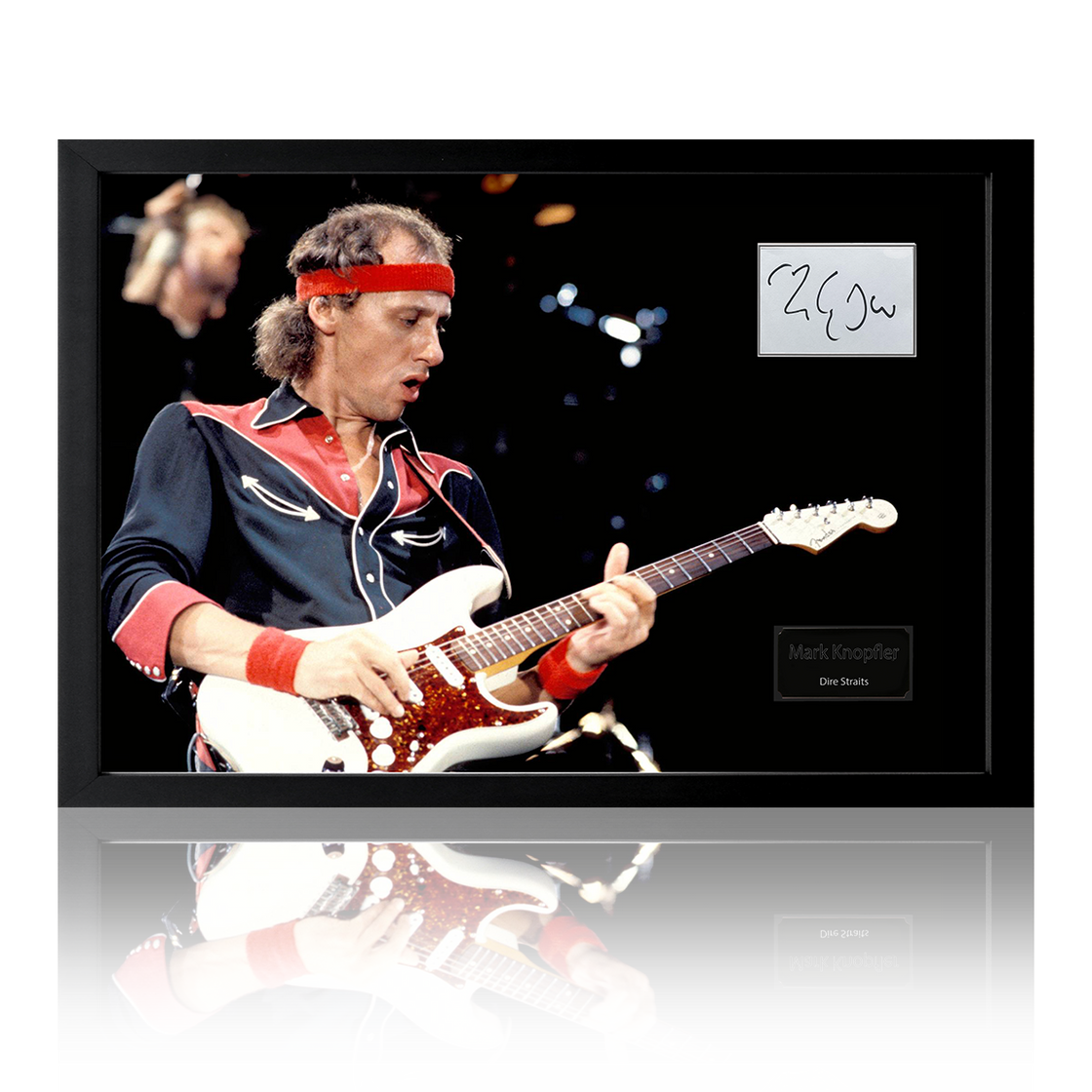 Mark Knopfler (Dire Straits) Signed Framed Display (ACOA)