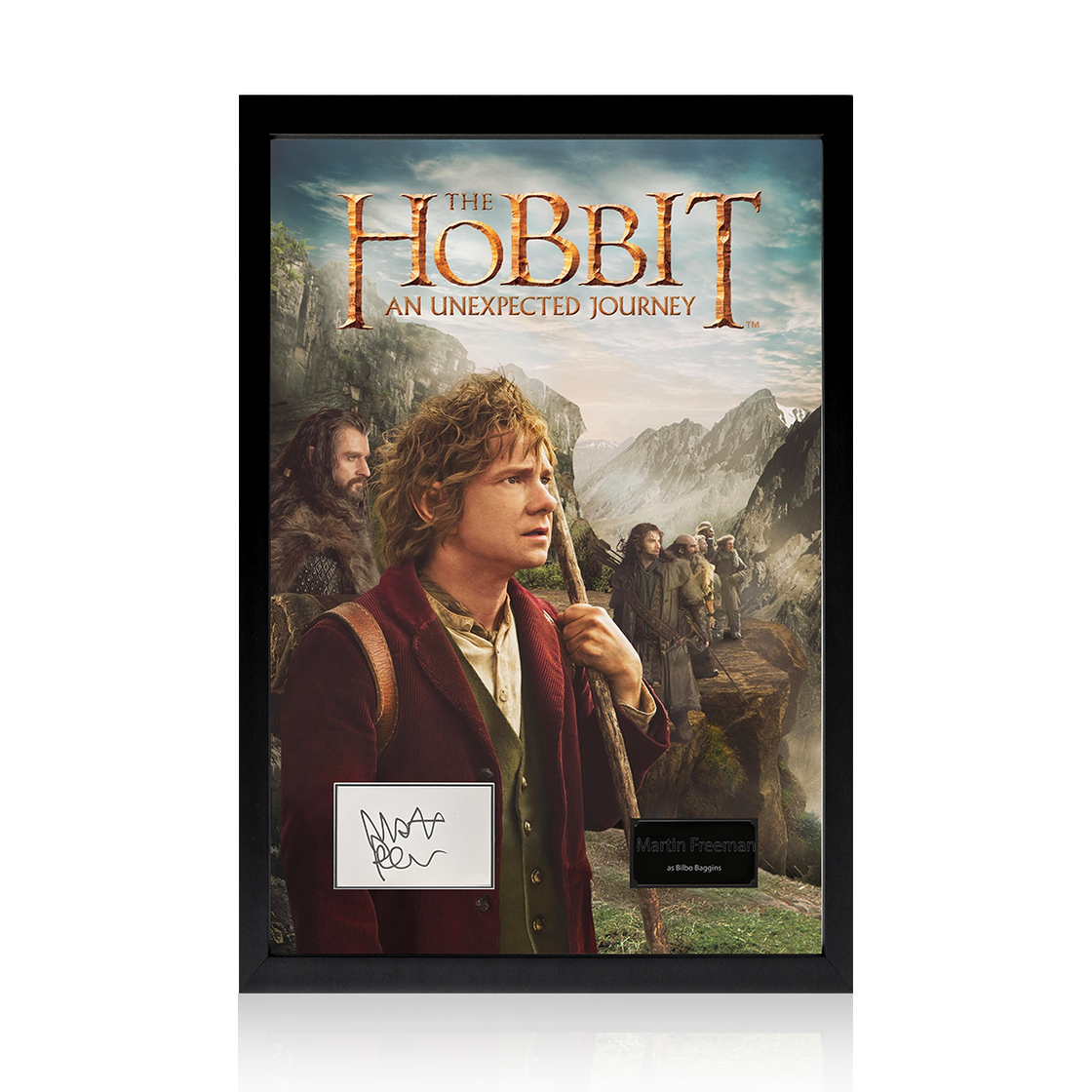 Martin Freeman Signed The Hobbit: An Unexpected Journey Iconic Frame (ACOA)