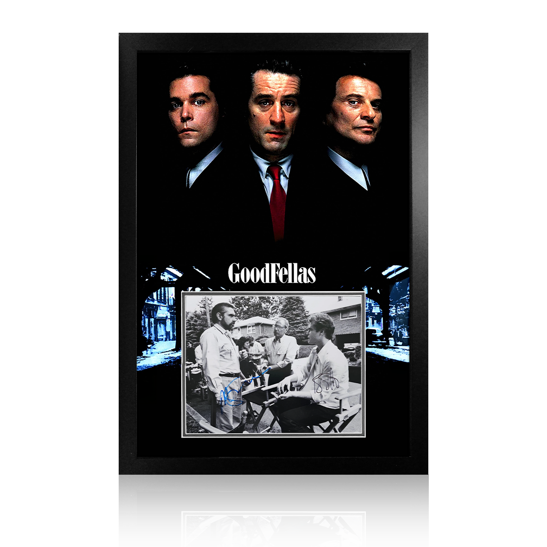 Martin Scorsese & Ray Liotta Signed Goodfellas Premium Frame