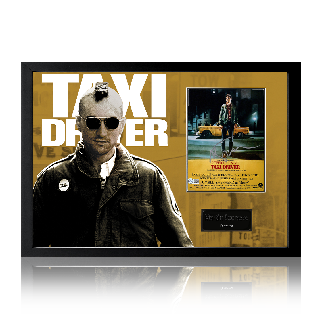 Martin Scorsese Signed Taxi Driver Image Iconic Frame (AFTAL Authentication)