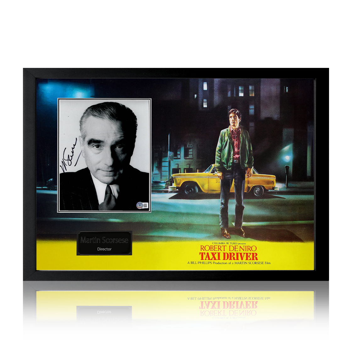 Martin Scorsese Signed Taxi Driver Image Iconic Frame (Beckett)