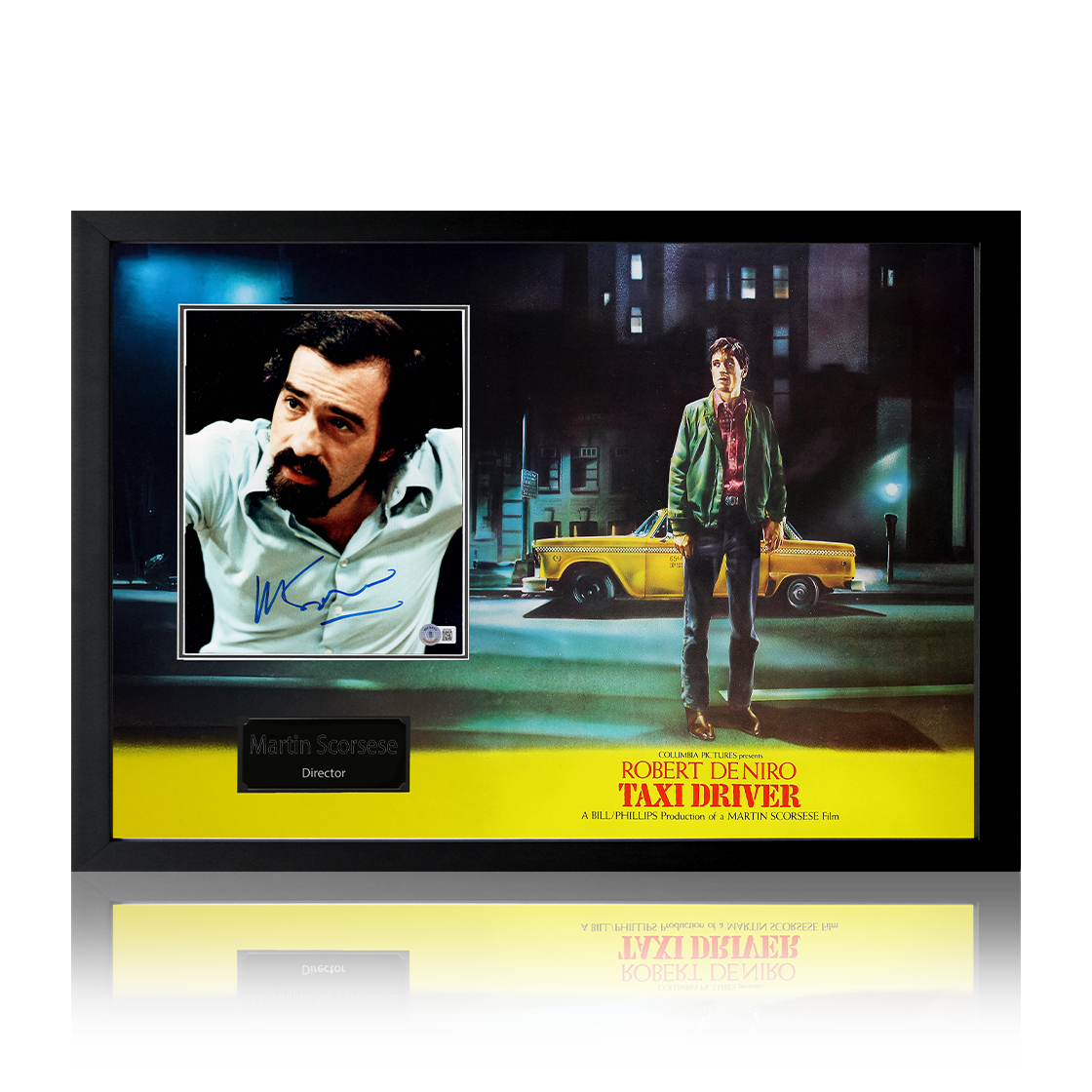 Martin Scorsese Signed Taxi Driver Image Iconic Frame (Beckett)