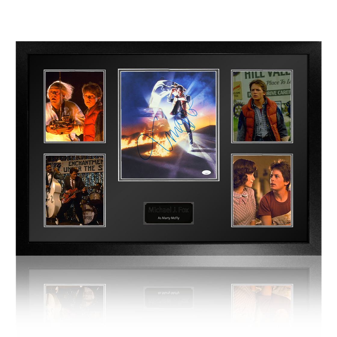 Michael J. Fox Signed Back To The Future Iconic Frame (JSA)