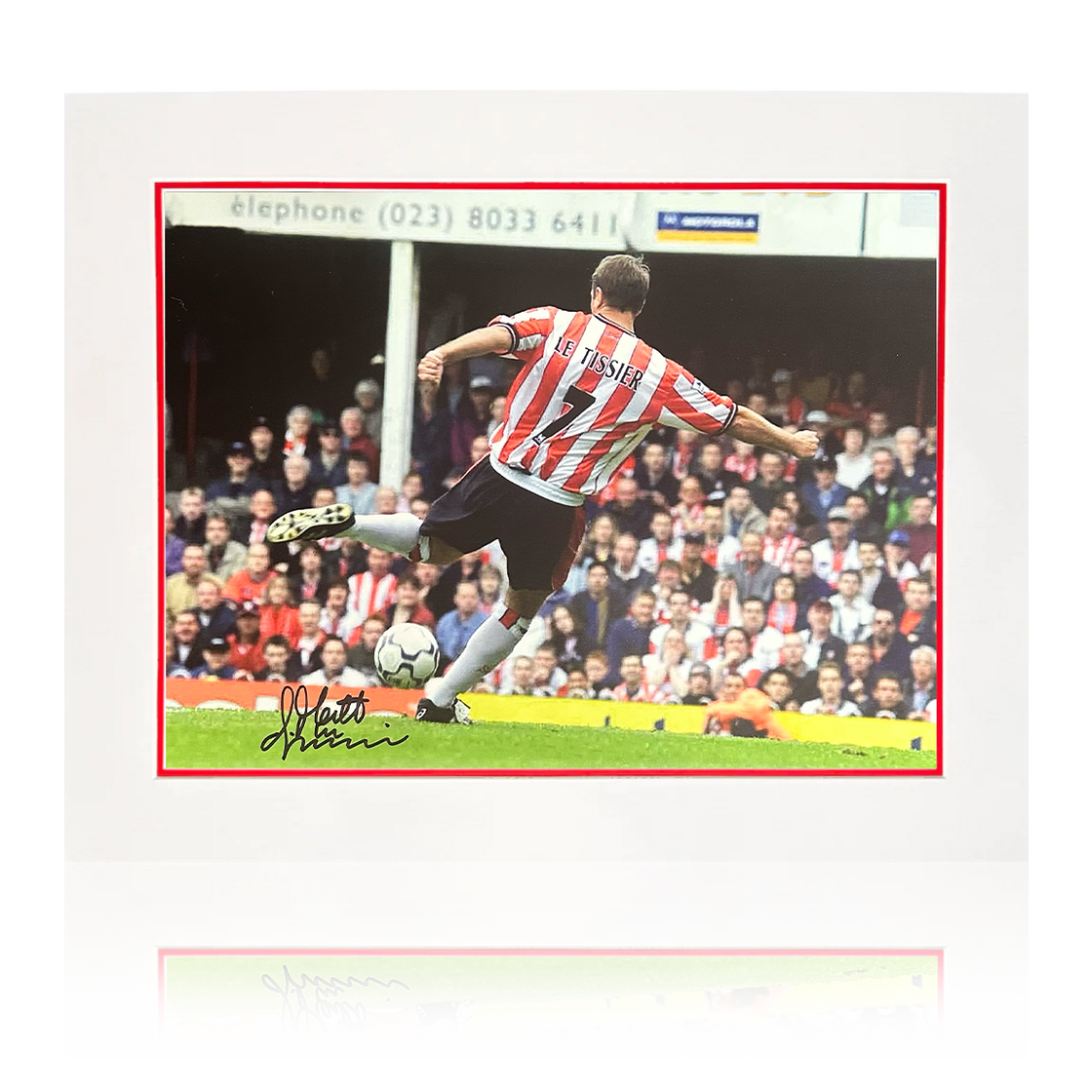 Matt Le Tissier Signed Southampton Mount