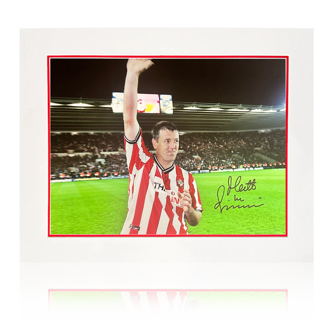 Matt Le Tissier Signed Southampton Mount