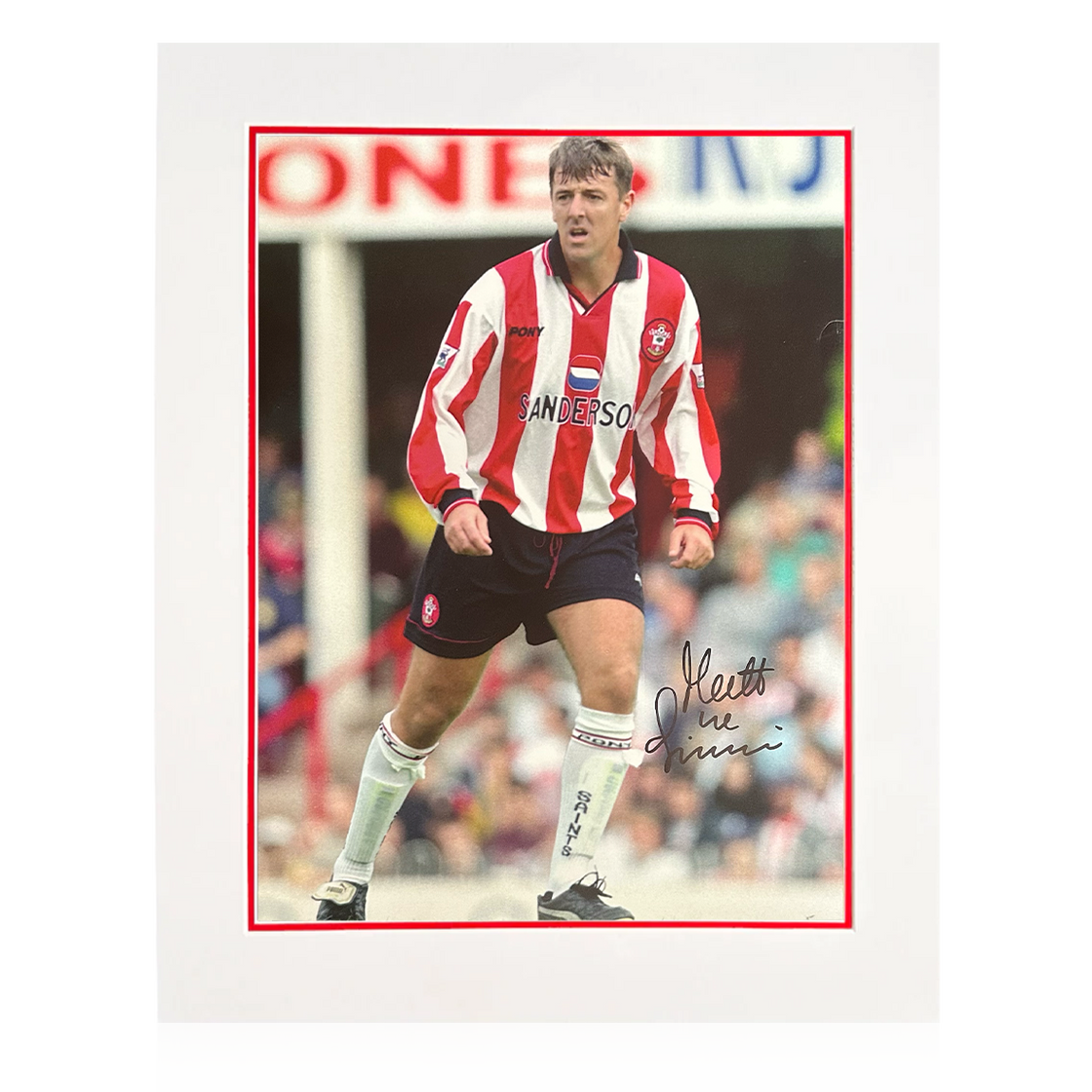 Matt Le Tissier Signed Southampton Mount